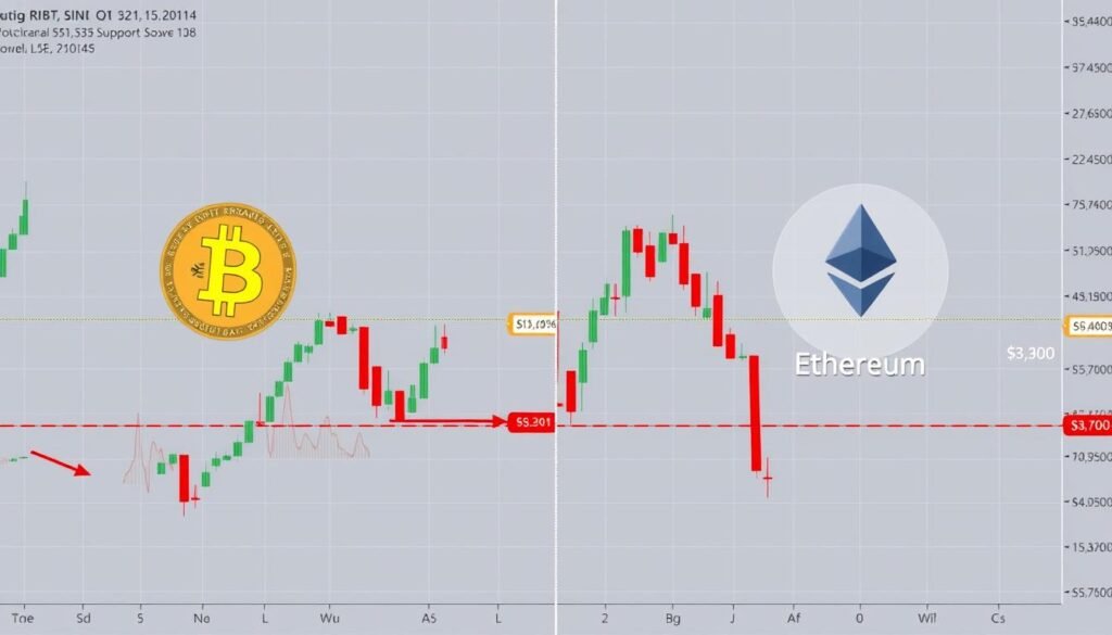 Bitcoin and Ethereum Lead the Decline