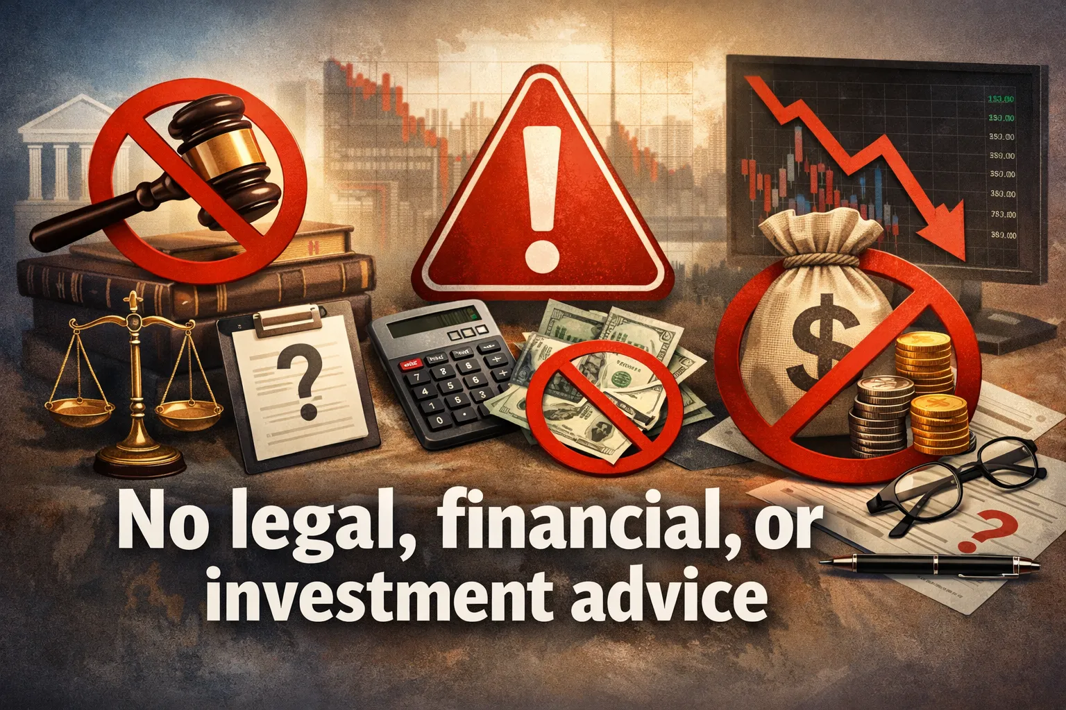 No legal, financial, or investment advice